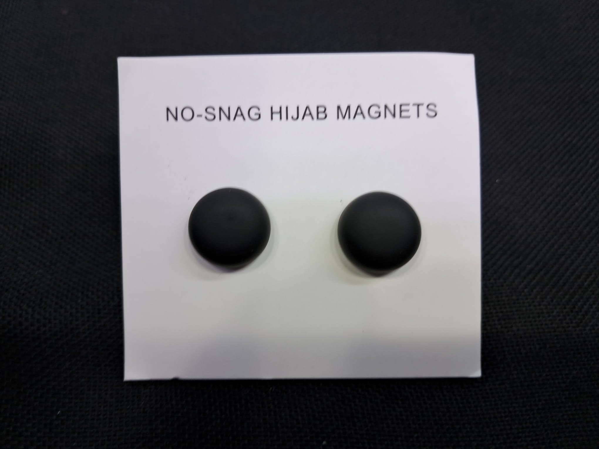 Hijab Magnets (Black)(1 pair)