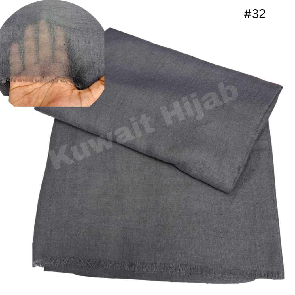 شال حيللل خفيف مع جفسه (رمادي غامج 32#)