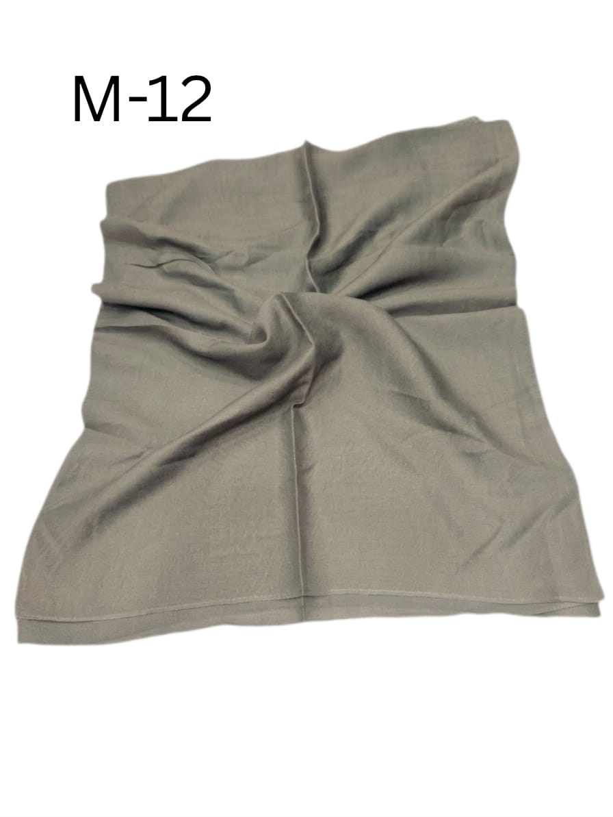 شال لنن ممتازي بدون هدب (بيج #M12)