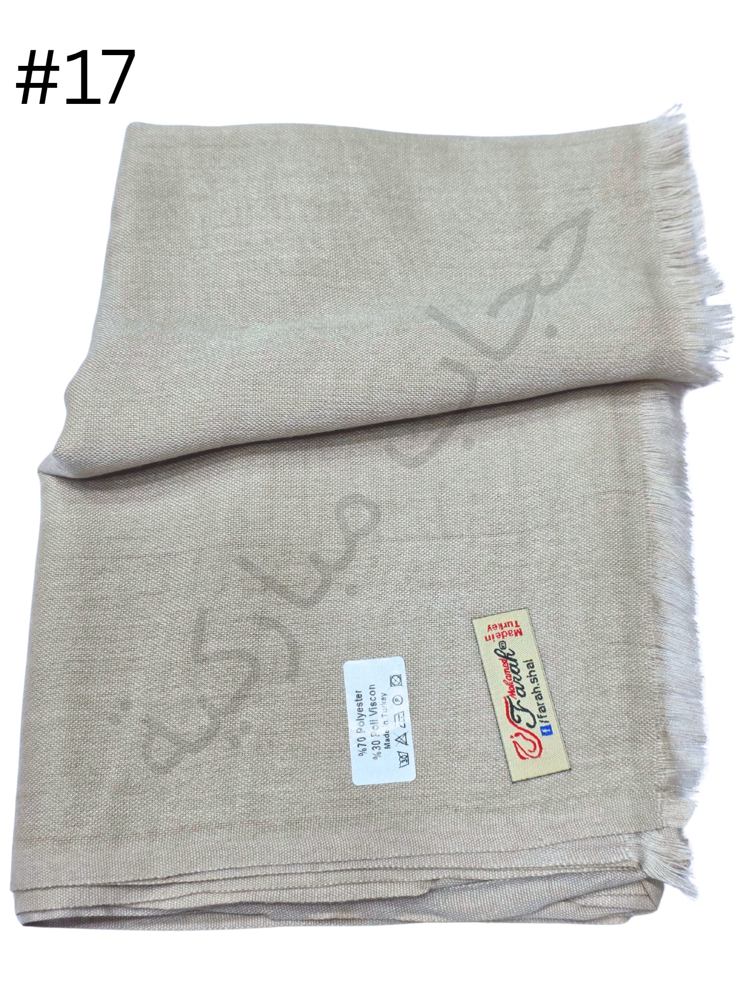 Shawl turkish Small (#17 Beige)