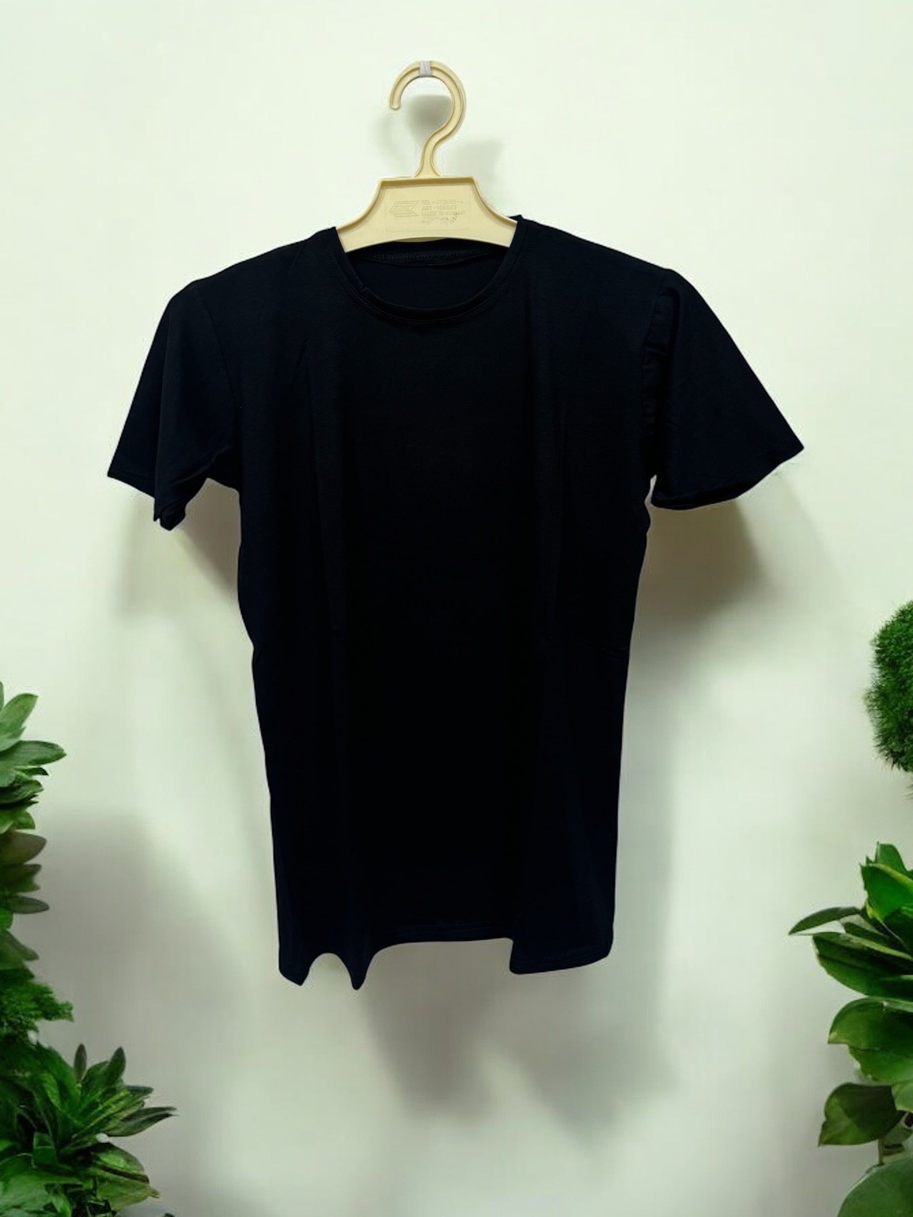 Half sleeves without high neck (Black)