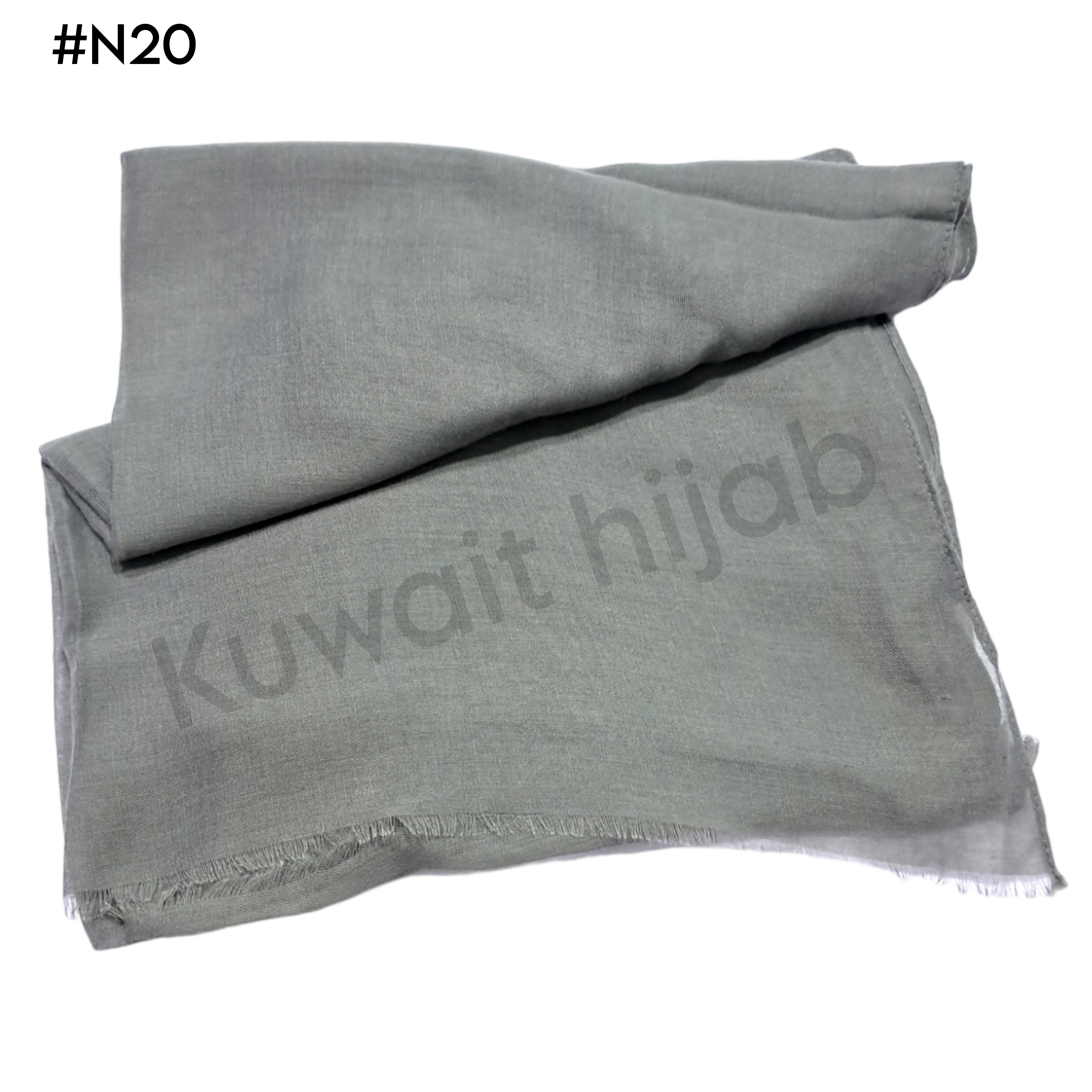 Light weight shawl without jafsa (Grey #N20)