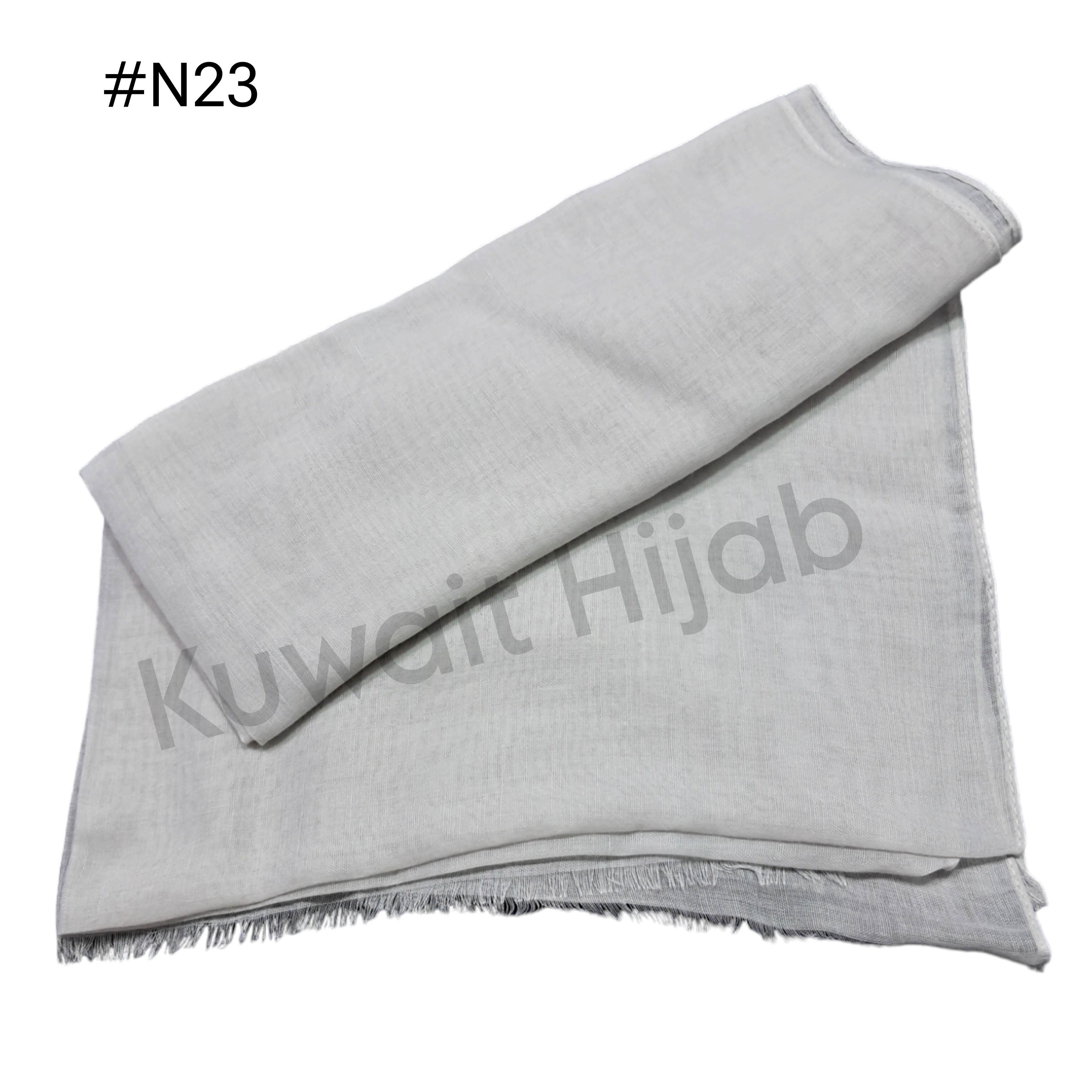 Light weight shawl without jafsa (Light Grey #N23)