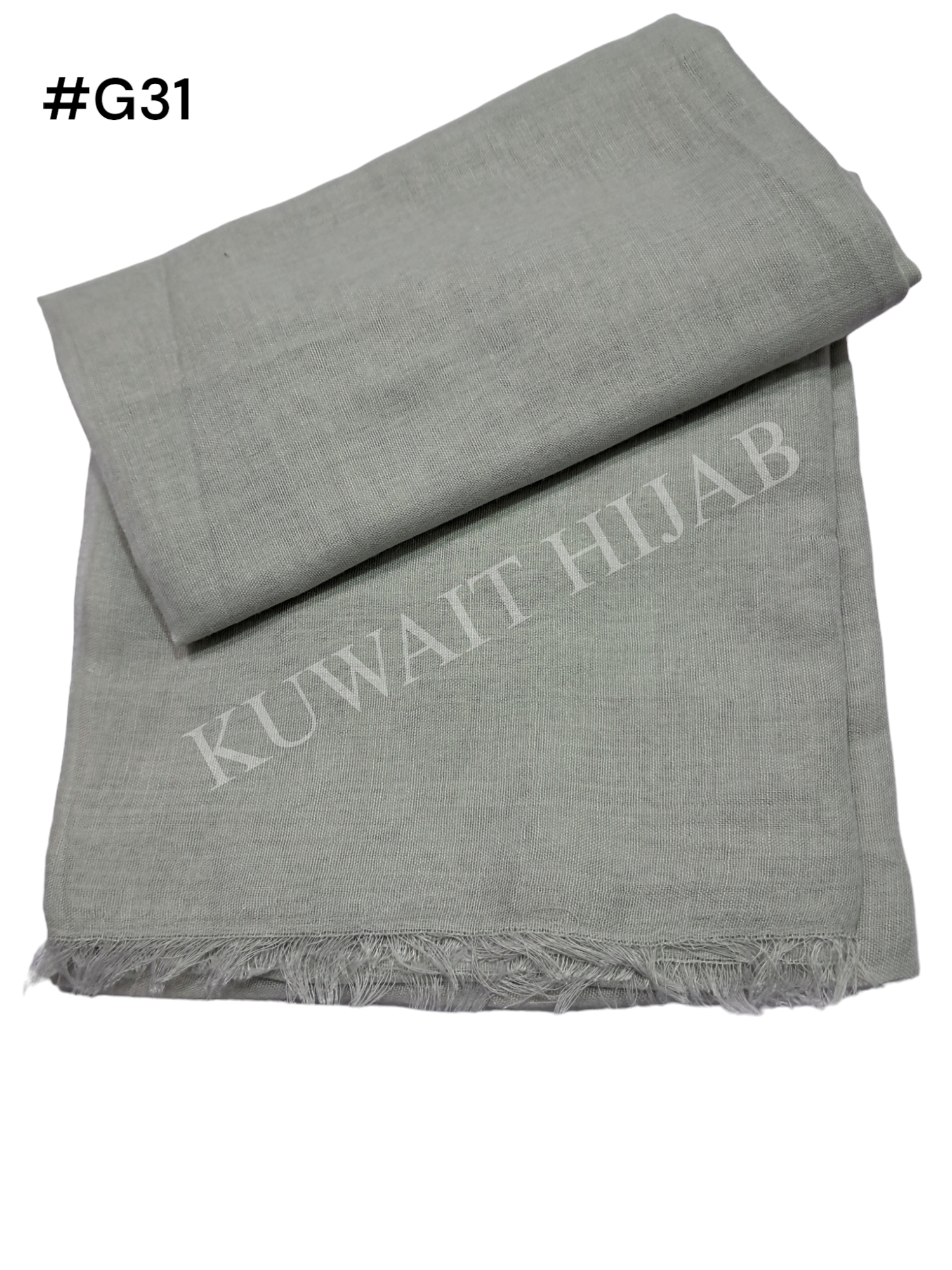 Light weight shawl without jafsa (Light Grey #G31)
