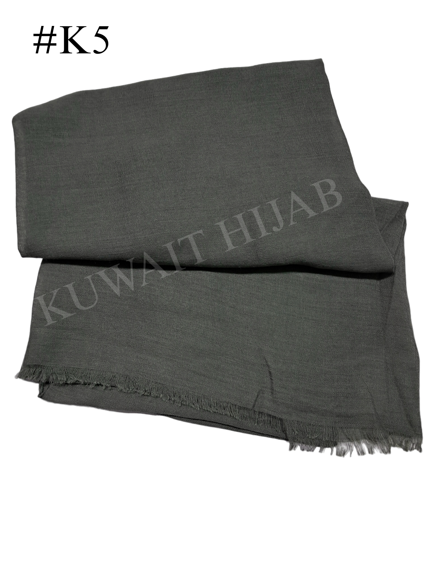 Light weight shawl without jafsa (Dark Grey #K5)