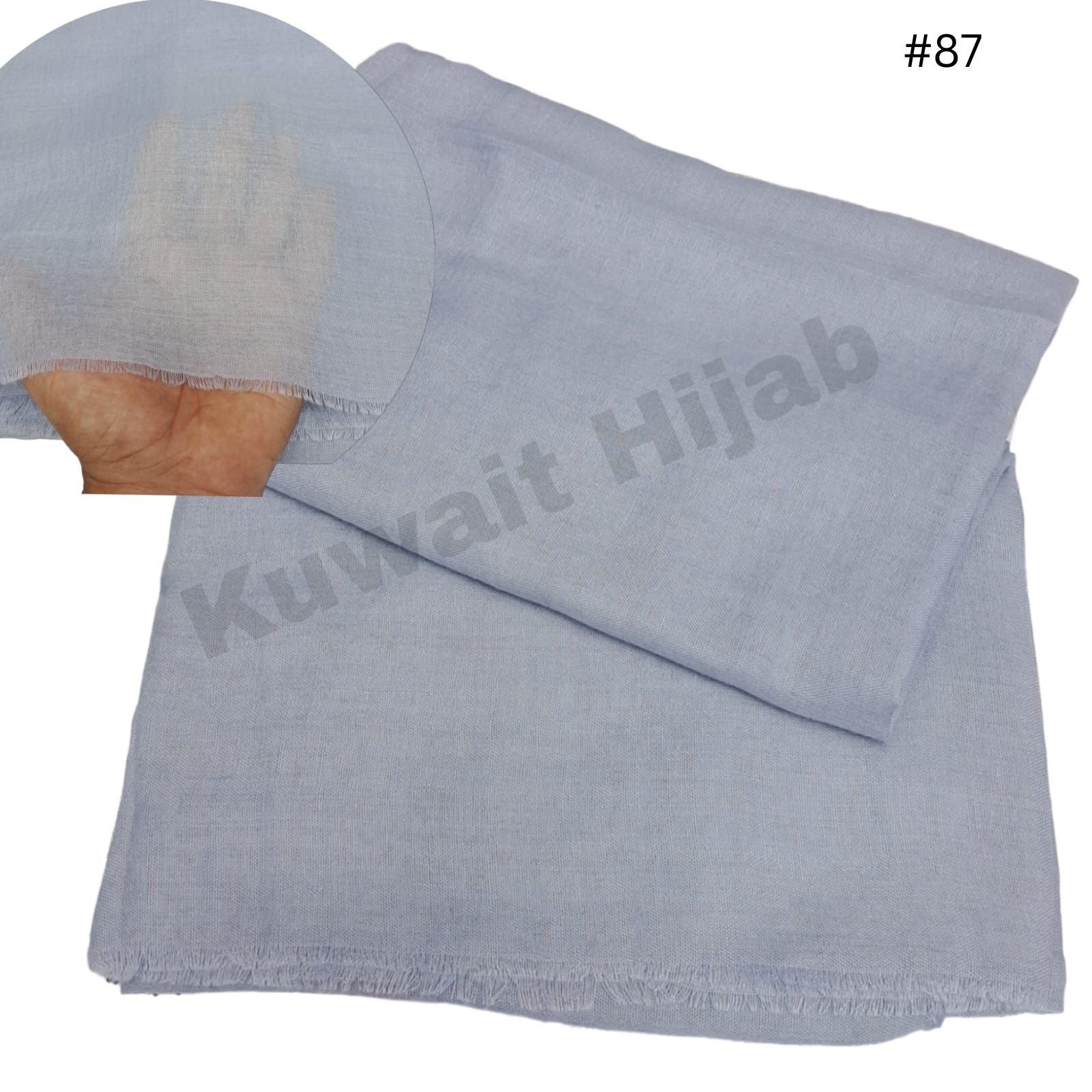 Light weight shawl without jafsa (Grey #87)