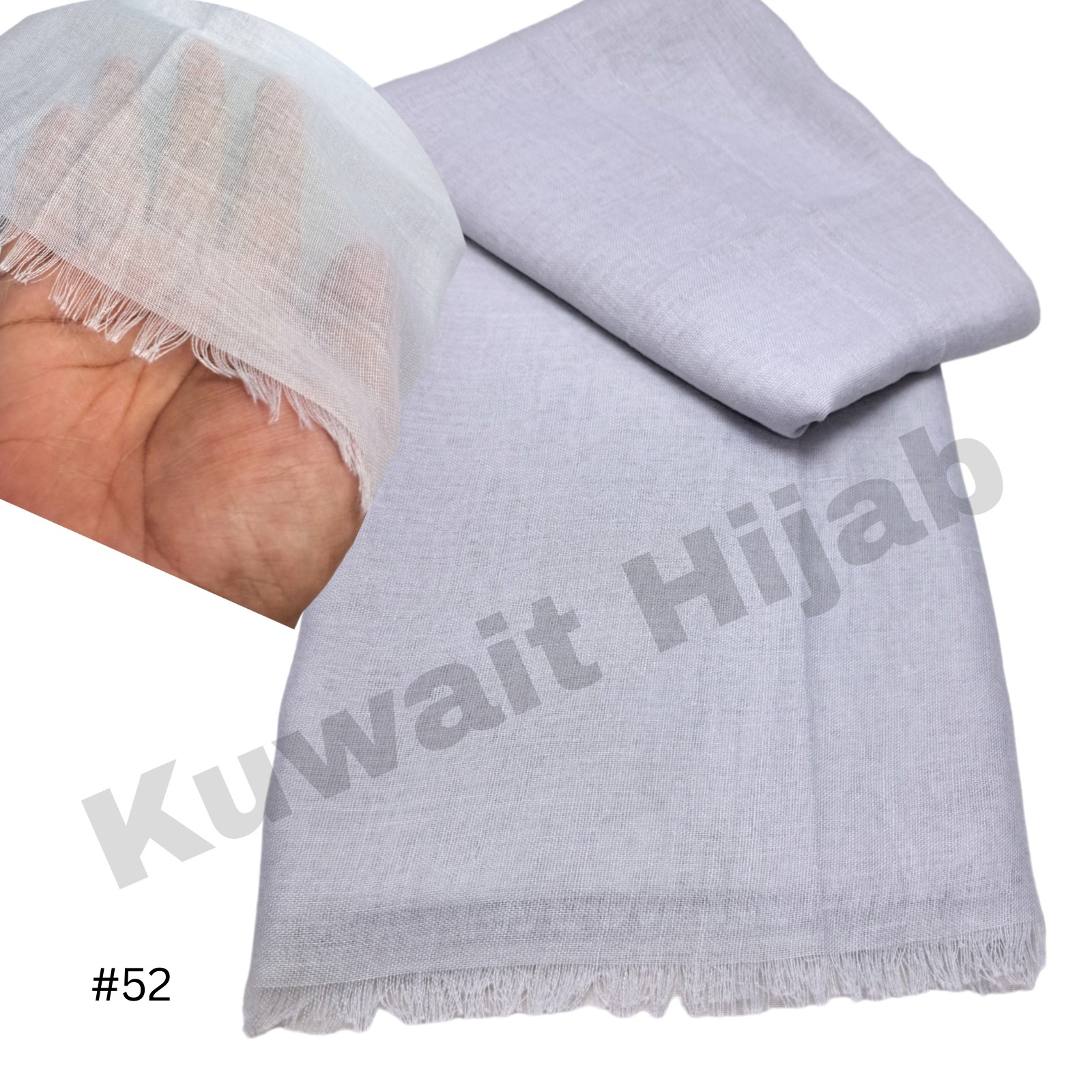 Light weight shawl without jafsa (Grey #52)