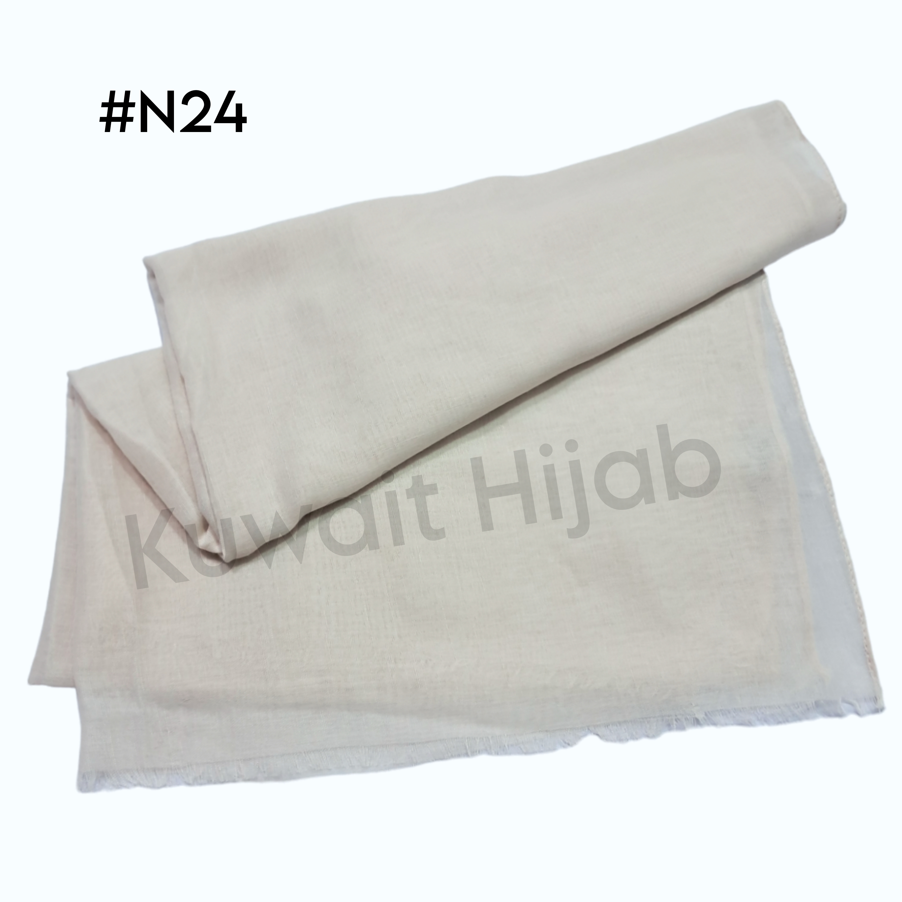 شال حيللل خفيف بدون جفسه (بيج فاتح #N24)