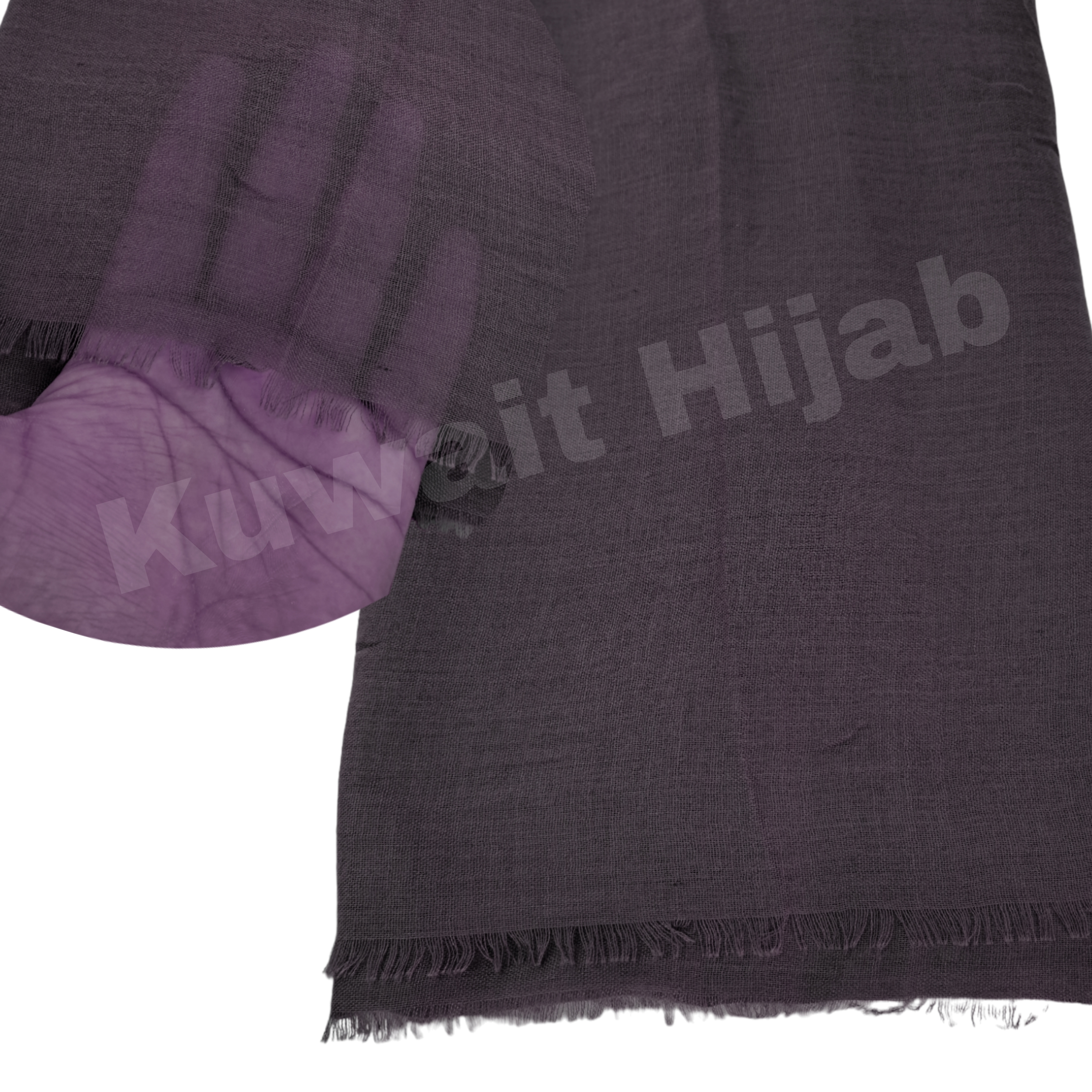 Light weight shawl without jafsa (Brown #2)