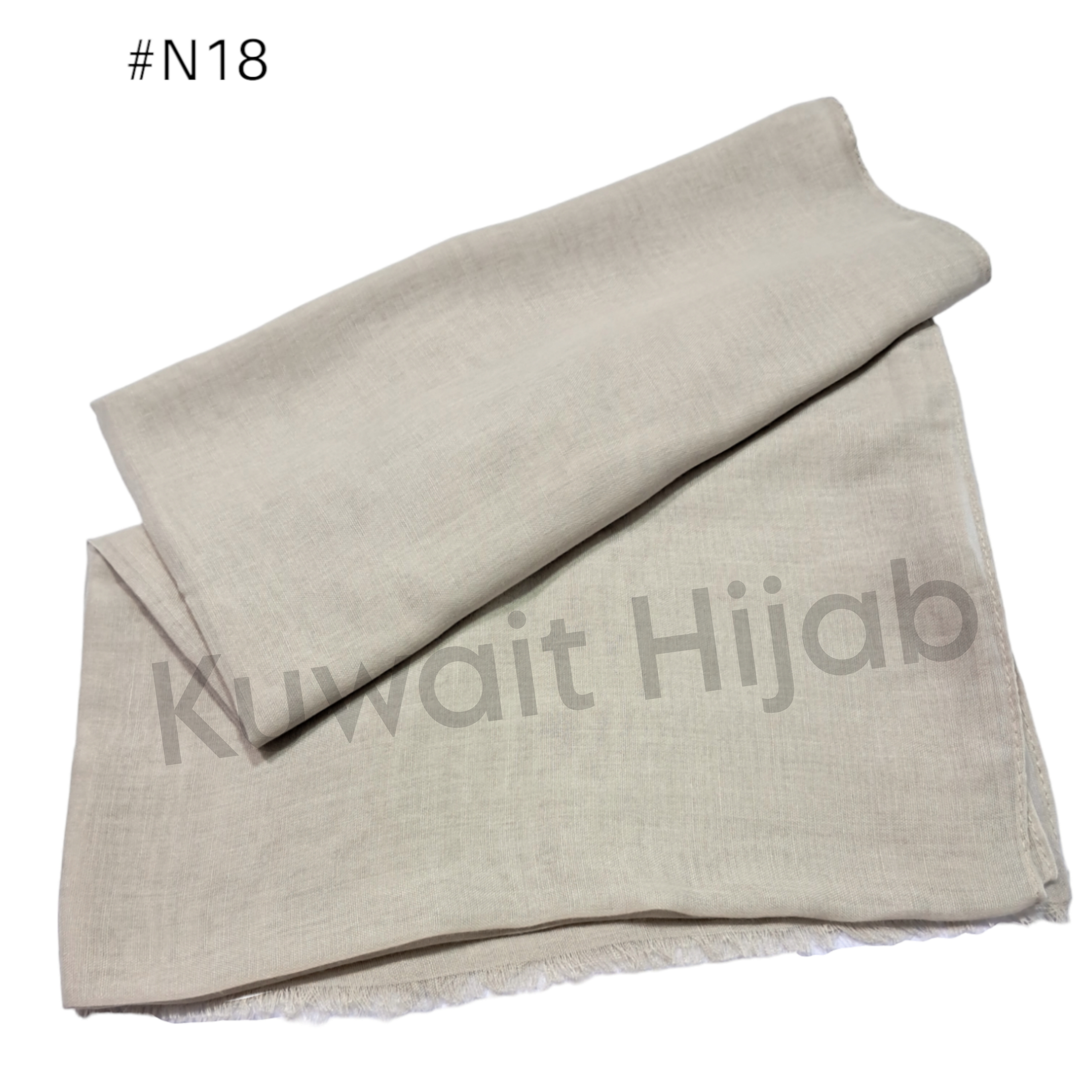 Light weight shawl with jafsa (Light Beige #N18)