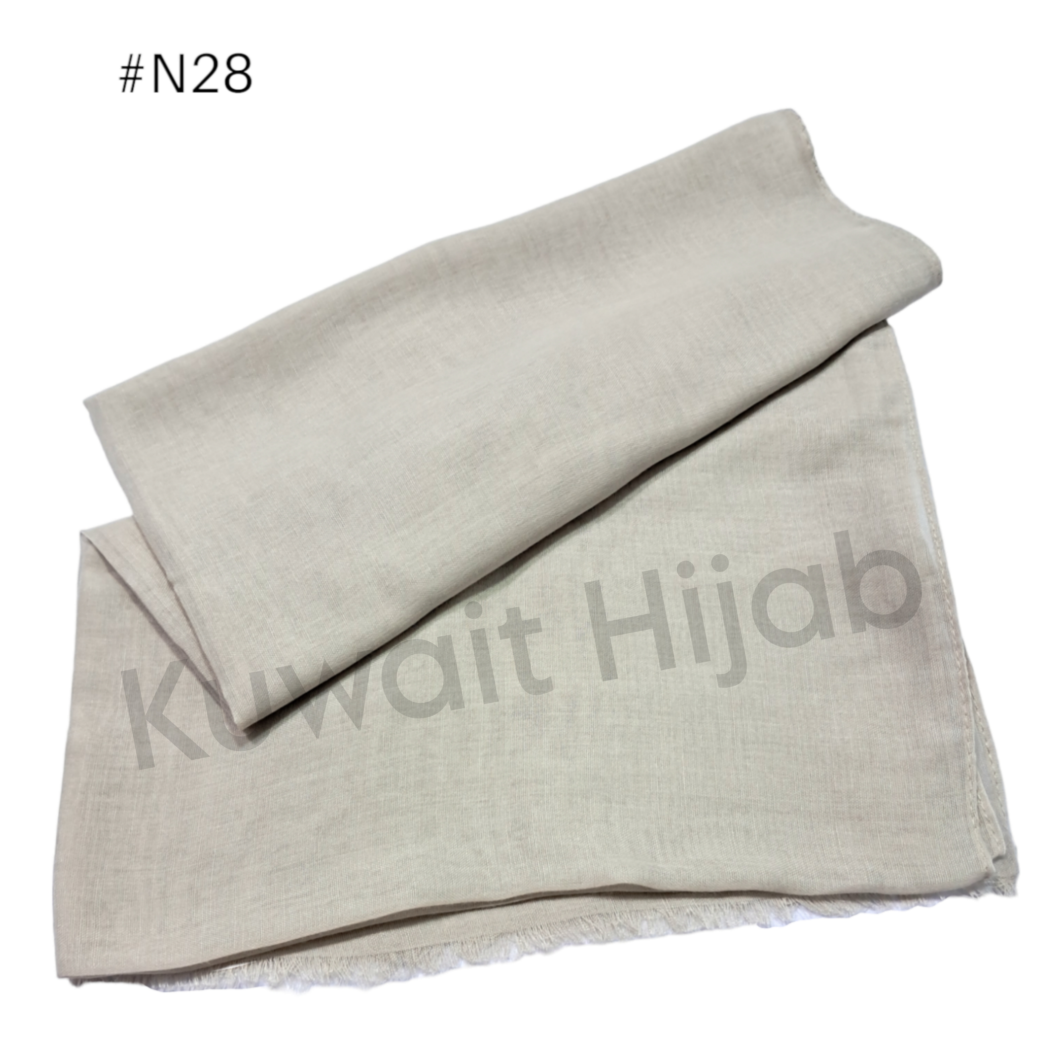 Light weight shawl with jafsa (Light Beige #N28)