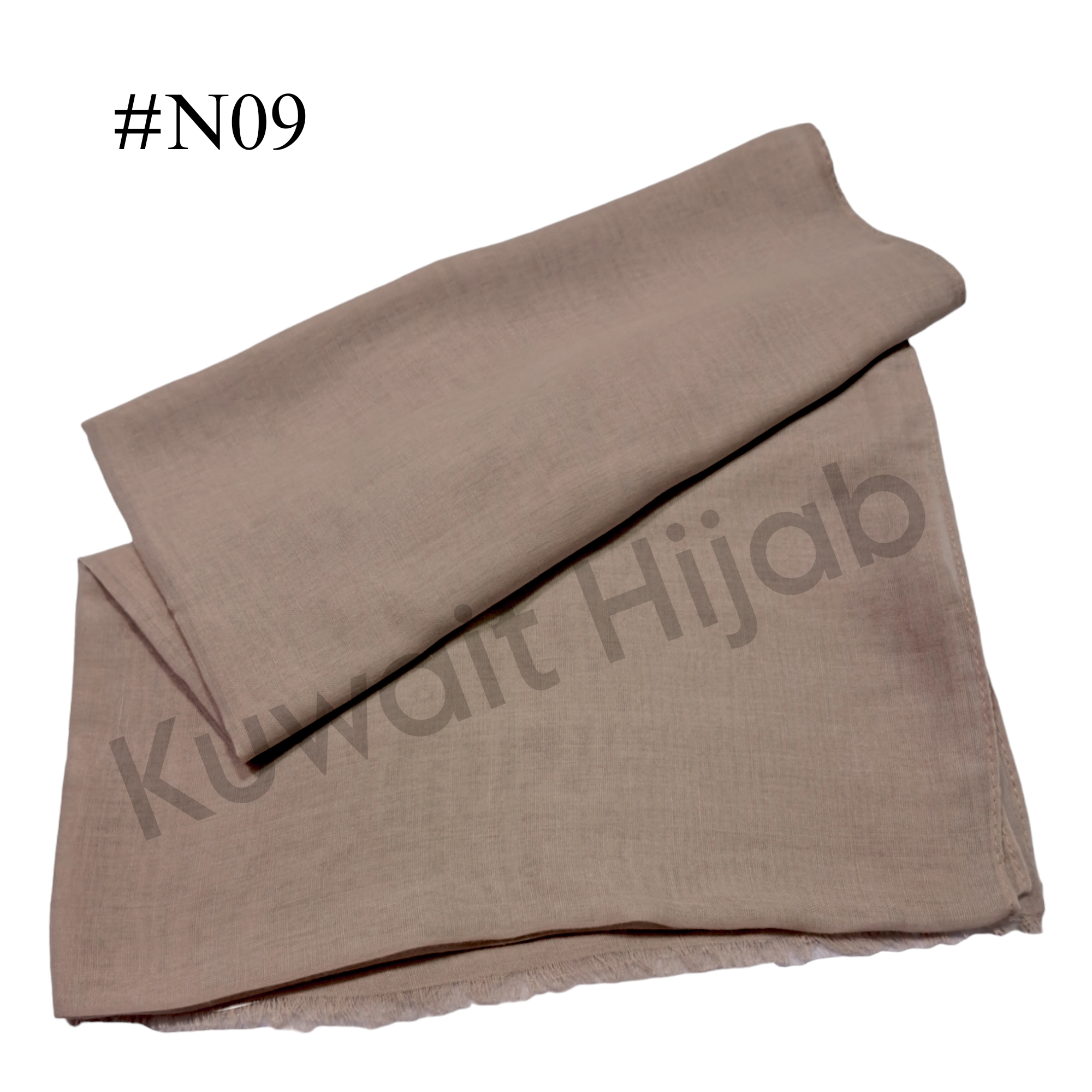 Light weight shawl with jafsa (Dark Beige #N9)