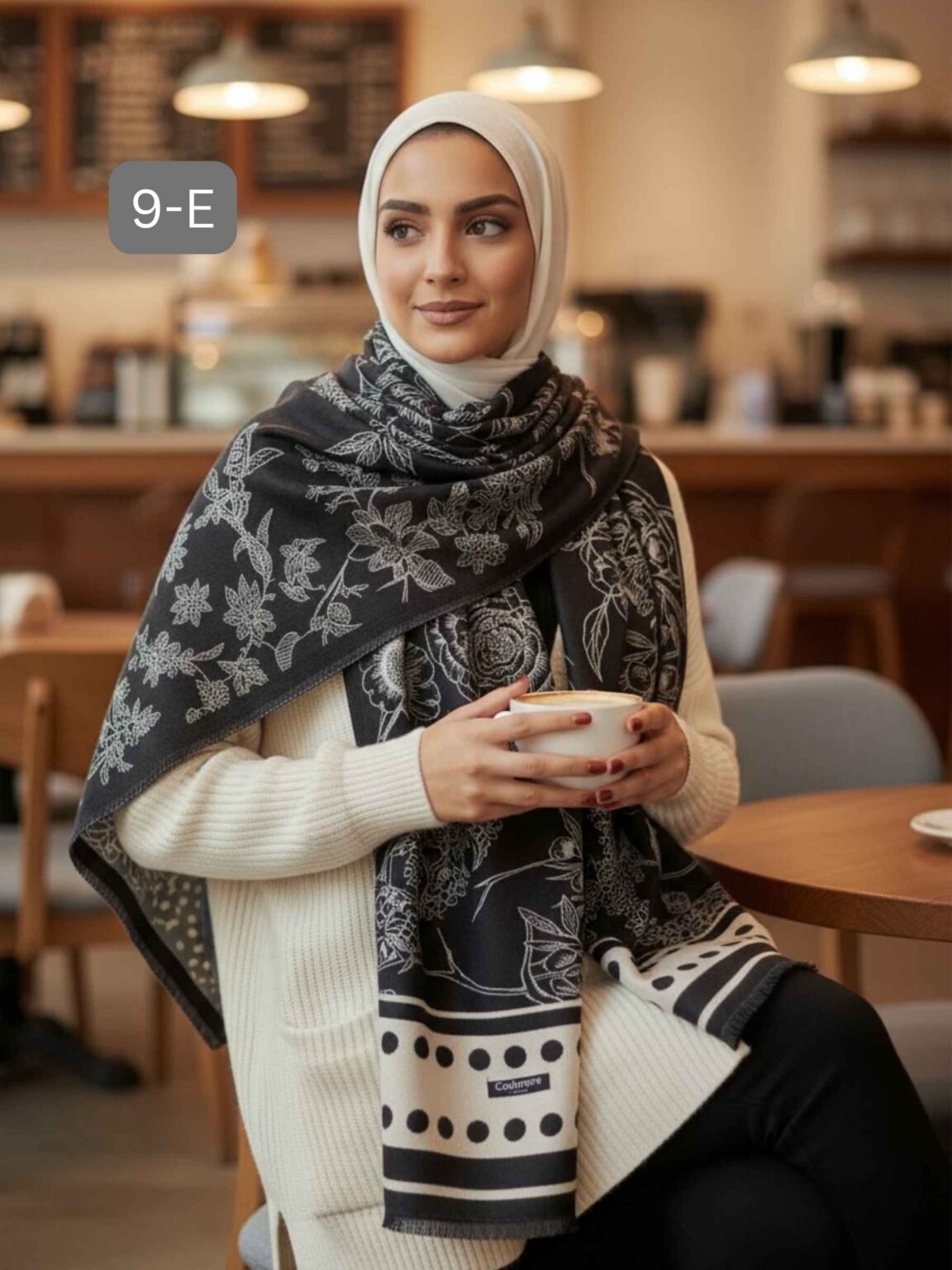 (#9-E) شال كشميري