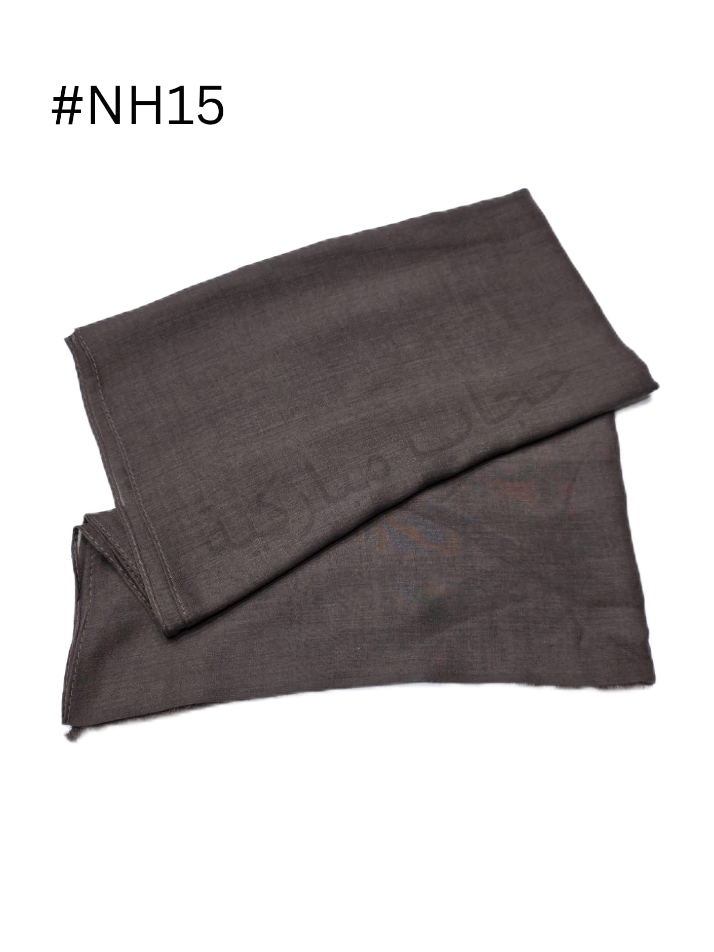 Light weight shawl without jafsa (Brown #NH15)