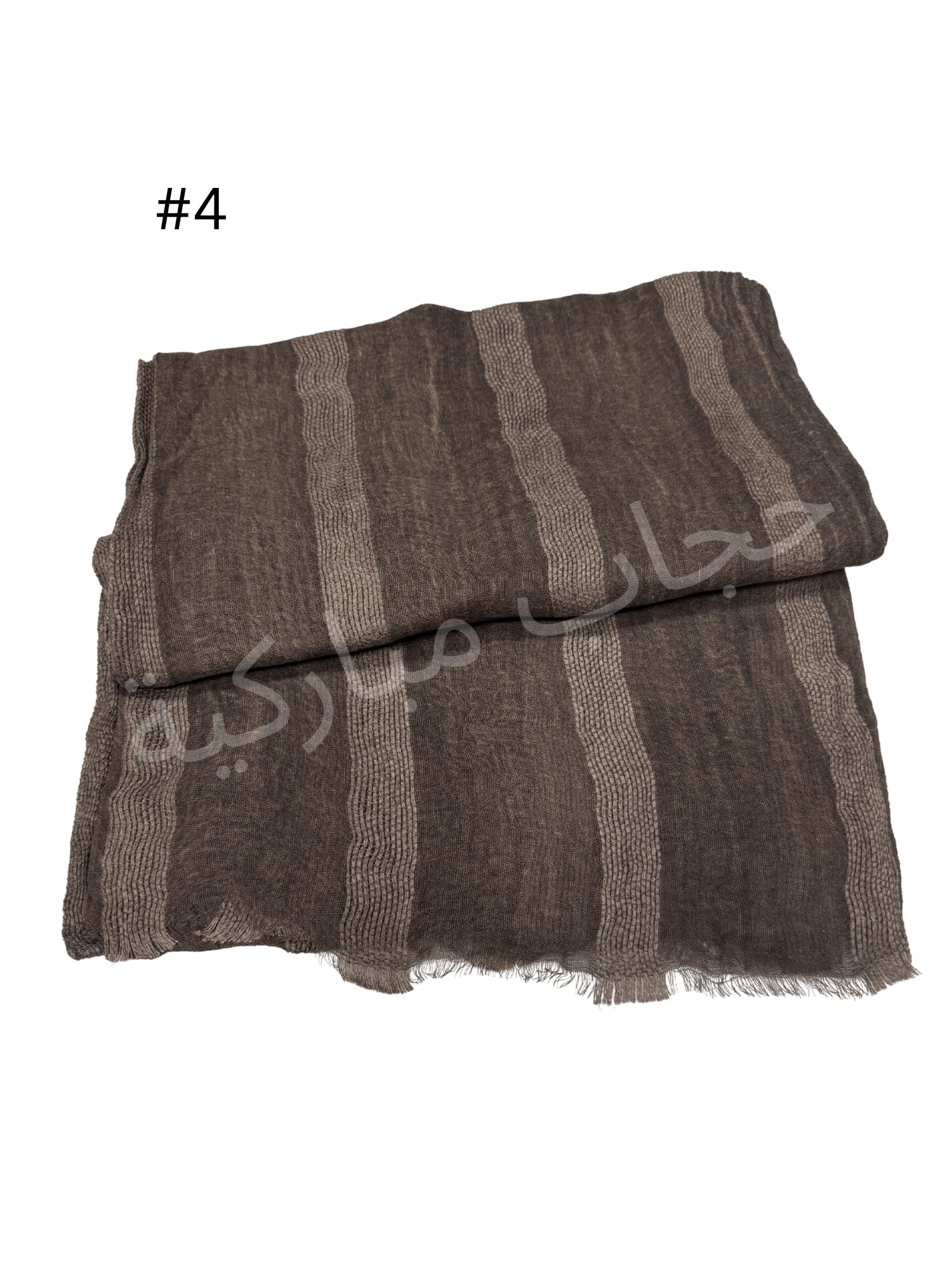 شال تايلندي مخططة (بني #4)