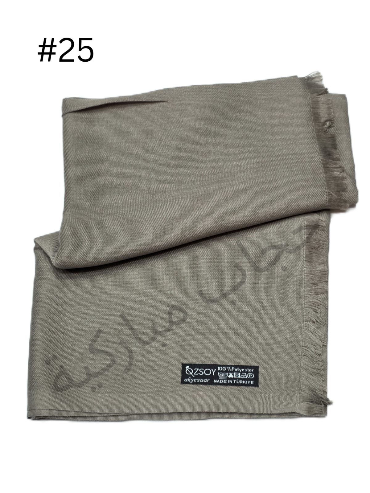 Turkish shawl with jafsa (Grey#25)