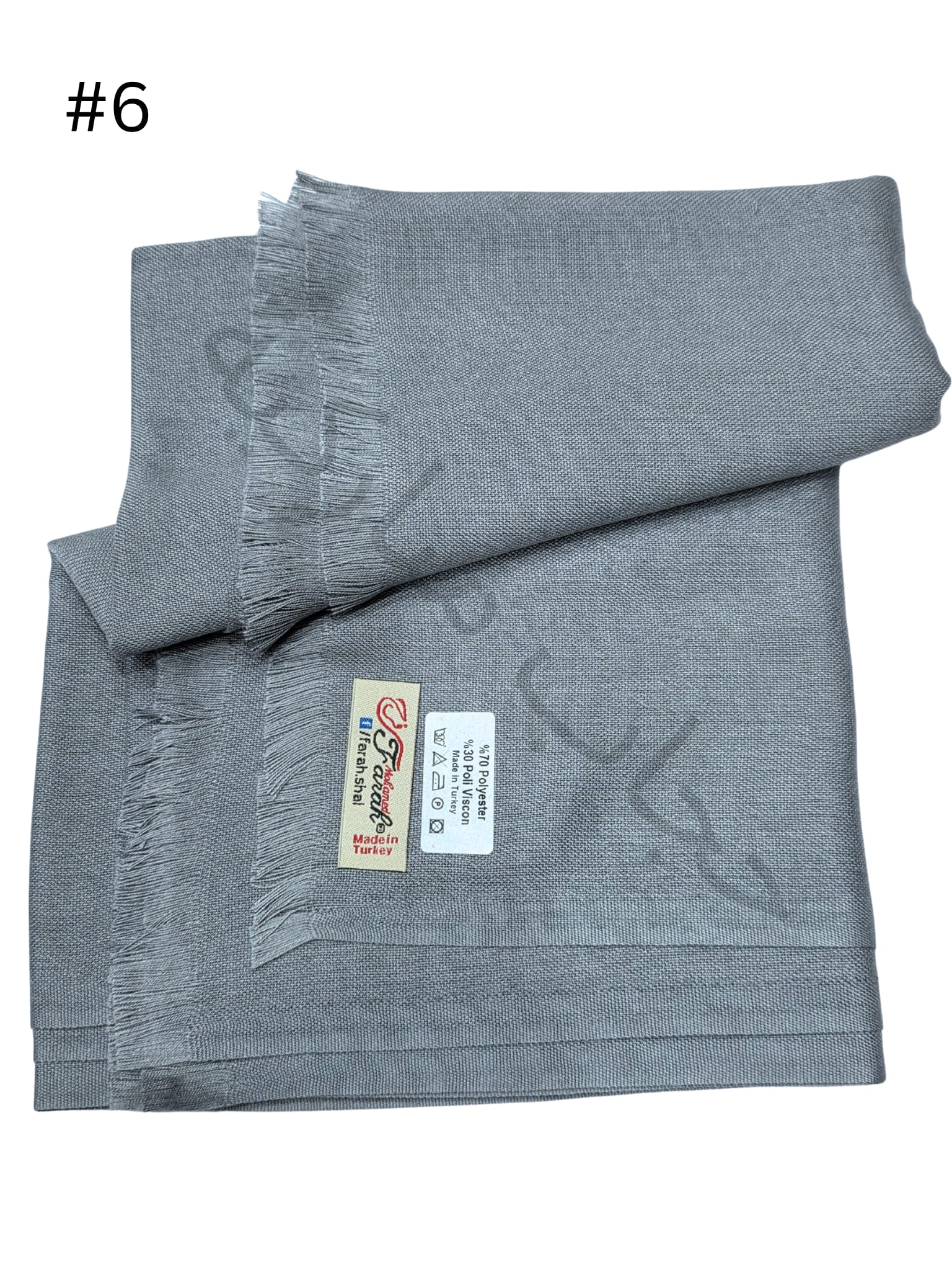 Turkish shawl with jafsa (Grey#6)