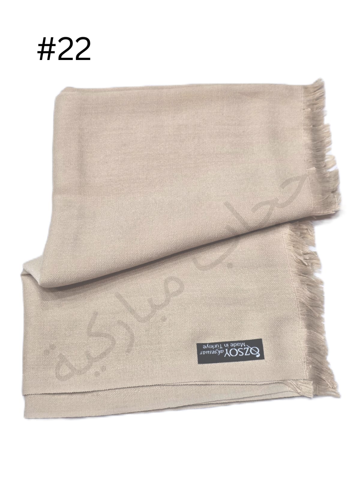 Turkish shawl with jafsa (Beige#22)