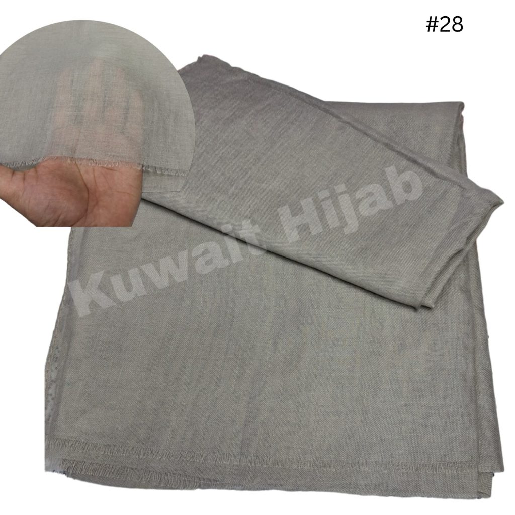 Light weight shawl without jafsa (Grey #28)