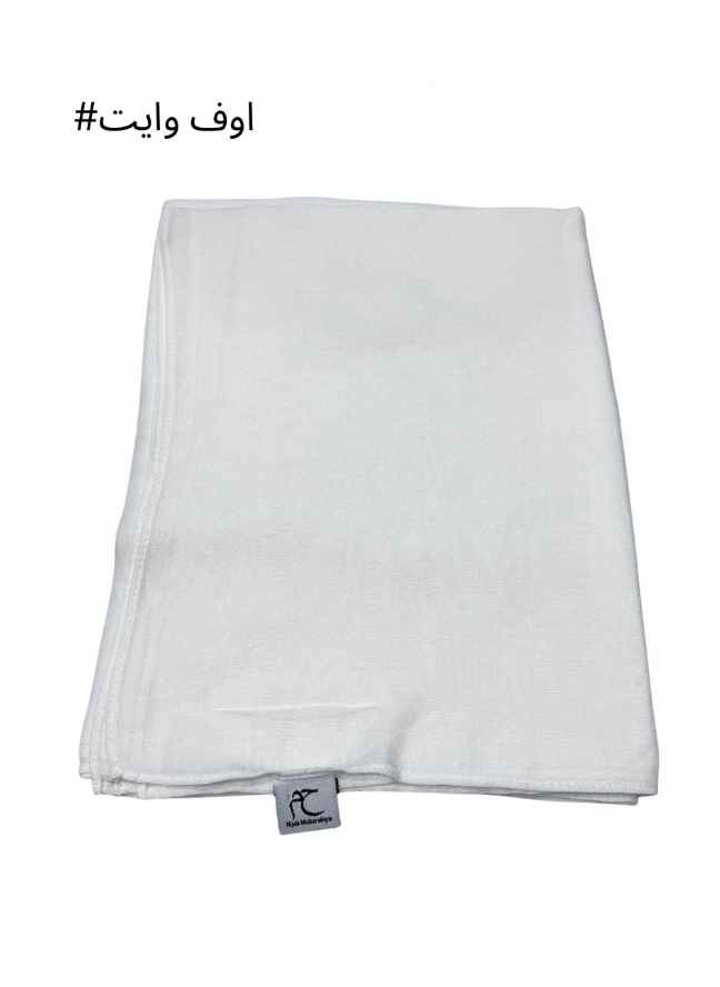 Shawl Linen Mumtazi without fringes (Off white)