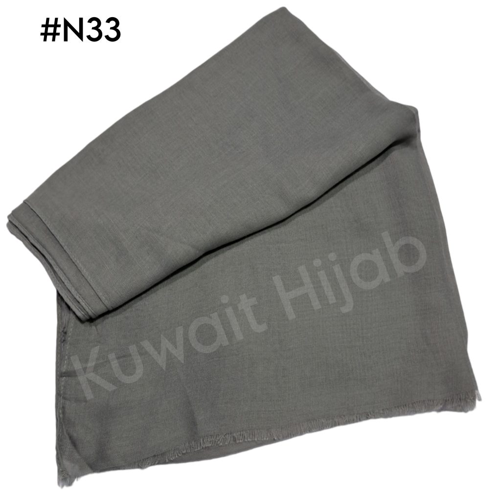 شال حيللل خفيف بدون جفسه (رمادي غامج #N33)