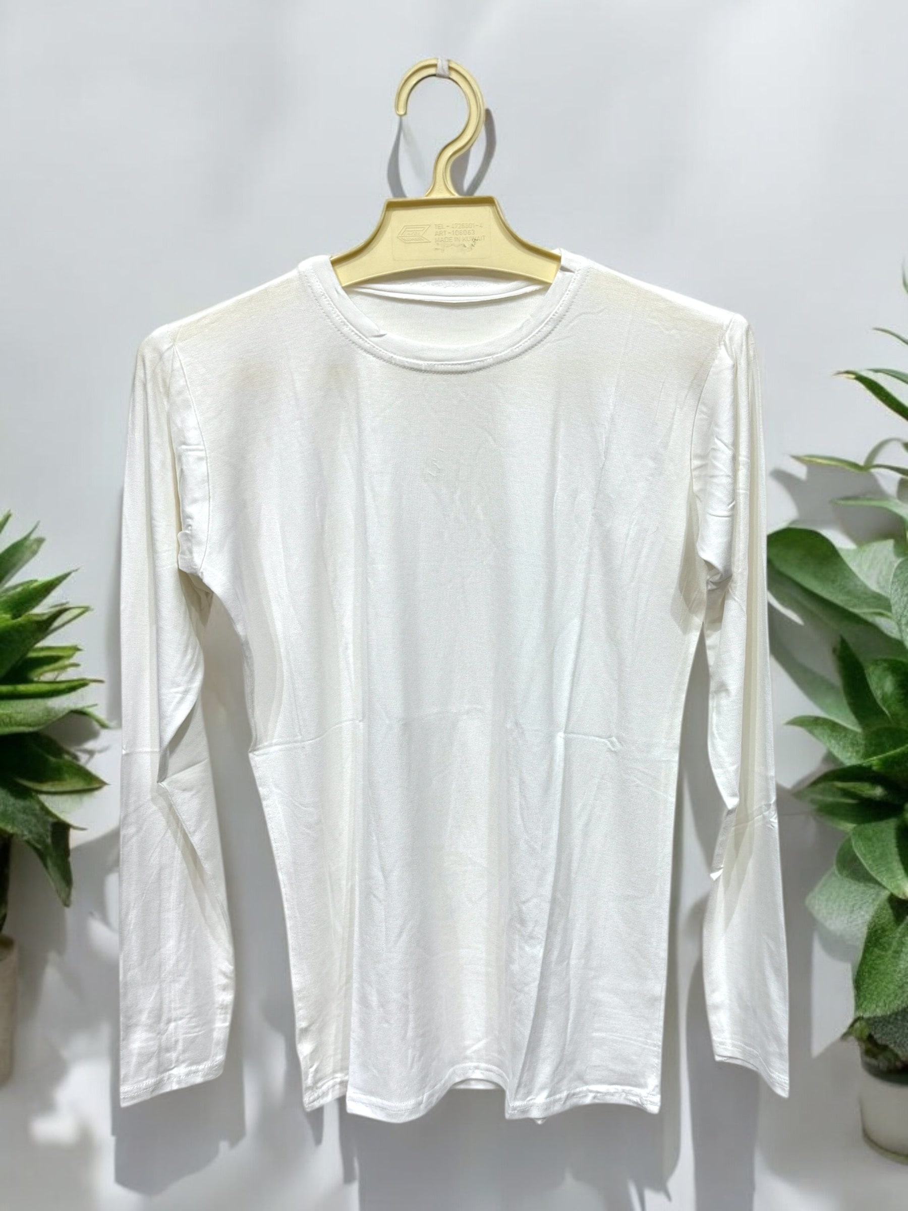 Long sleeves without high neck (Off White)