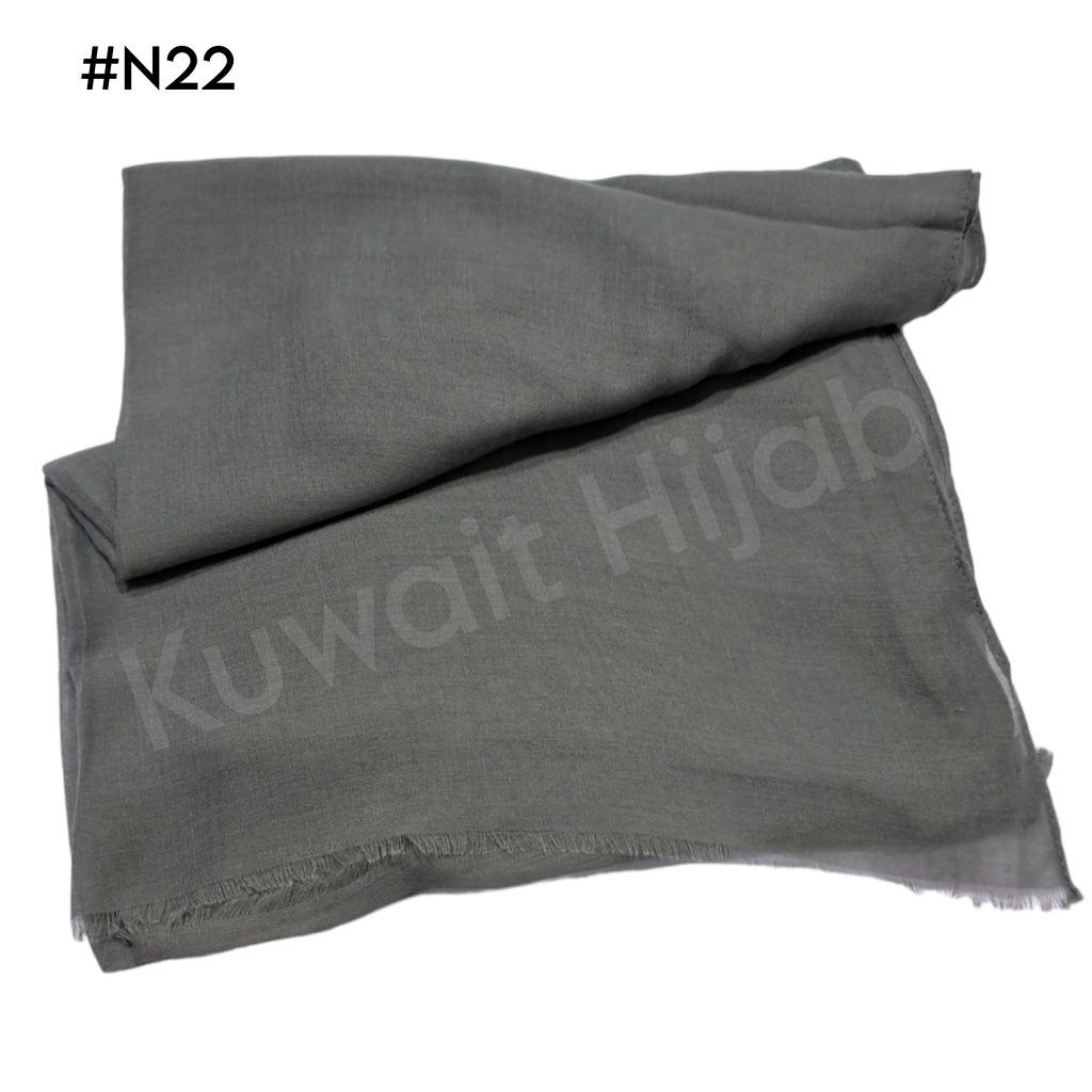 Light weight shawl with jafsa (Dark Grey #N22)