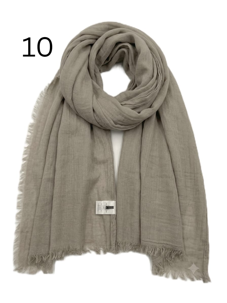 Shawl Crinkle soft beige (10)