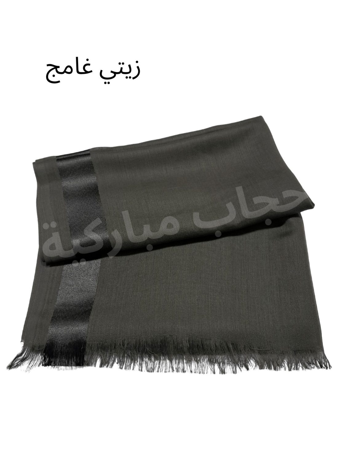 shawl linen 1 strip (Olive)