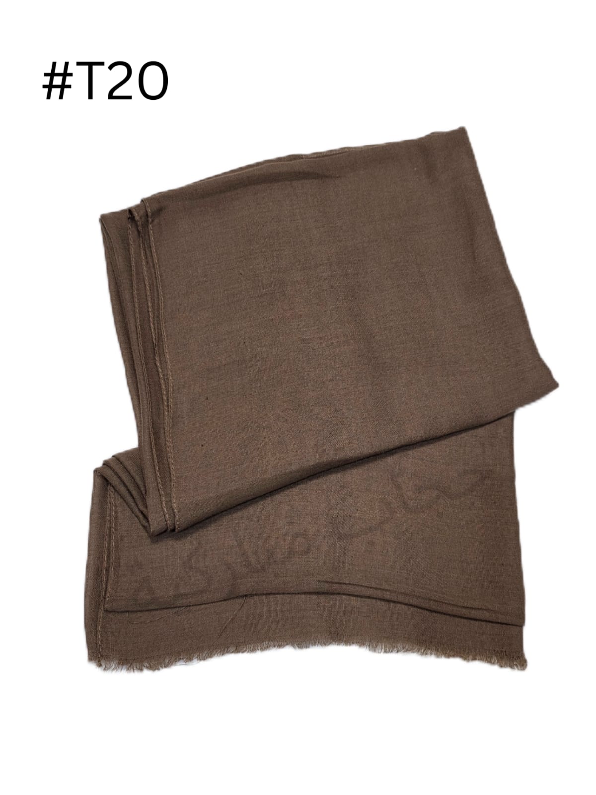 Light weight shawl with jafsa (Brown #T20)