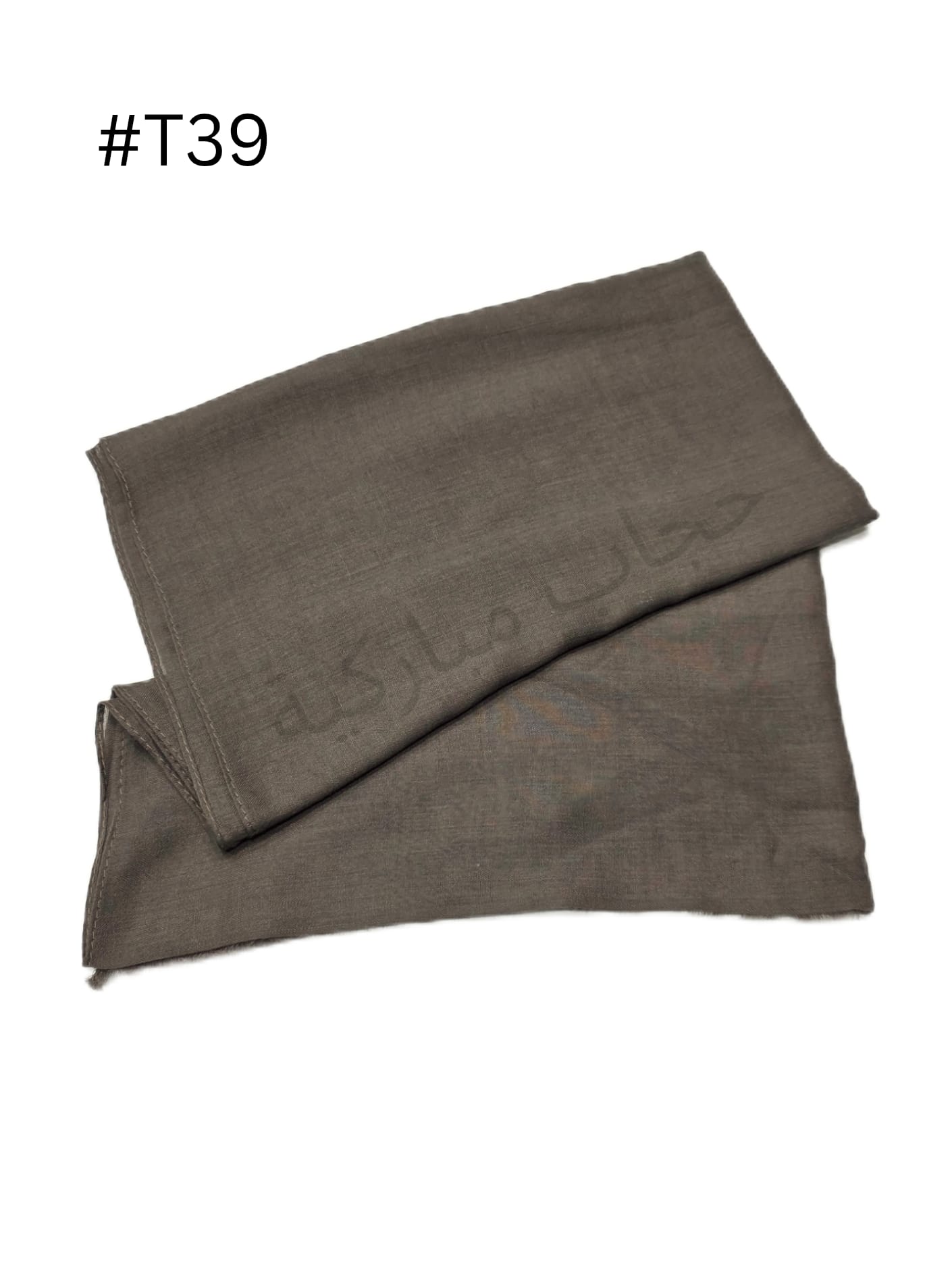 شال حيللل خفيف بدون جفسه (بني درجه #T39)