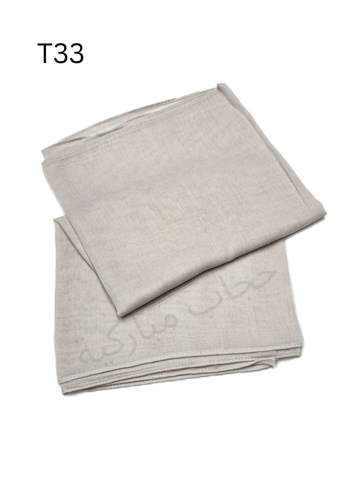 شال حيللل خفيف عرض صغير (بيج #T33)