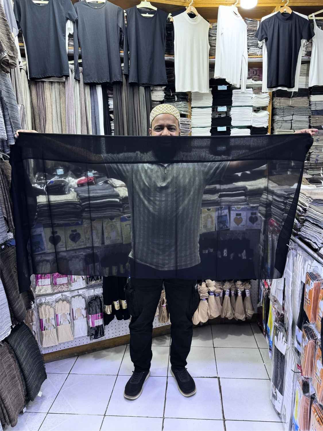 بتانا (كامل) شيفون إماراتي (خشن)