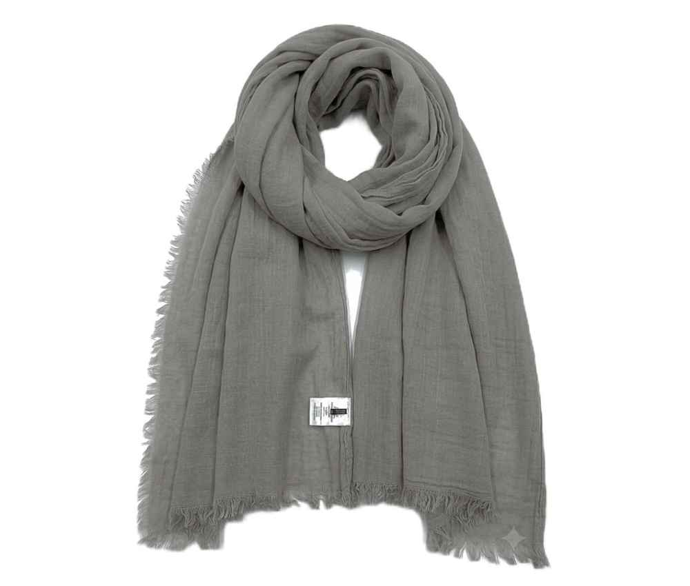 Shawl crinkle soft