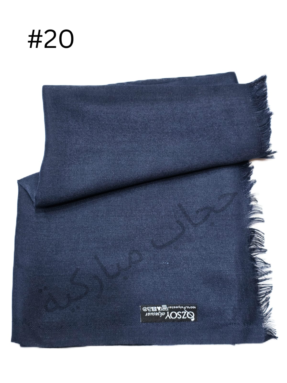 Turkish shawl with jafsa (Dark Blue#20)