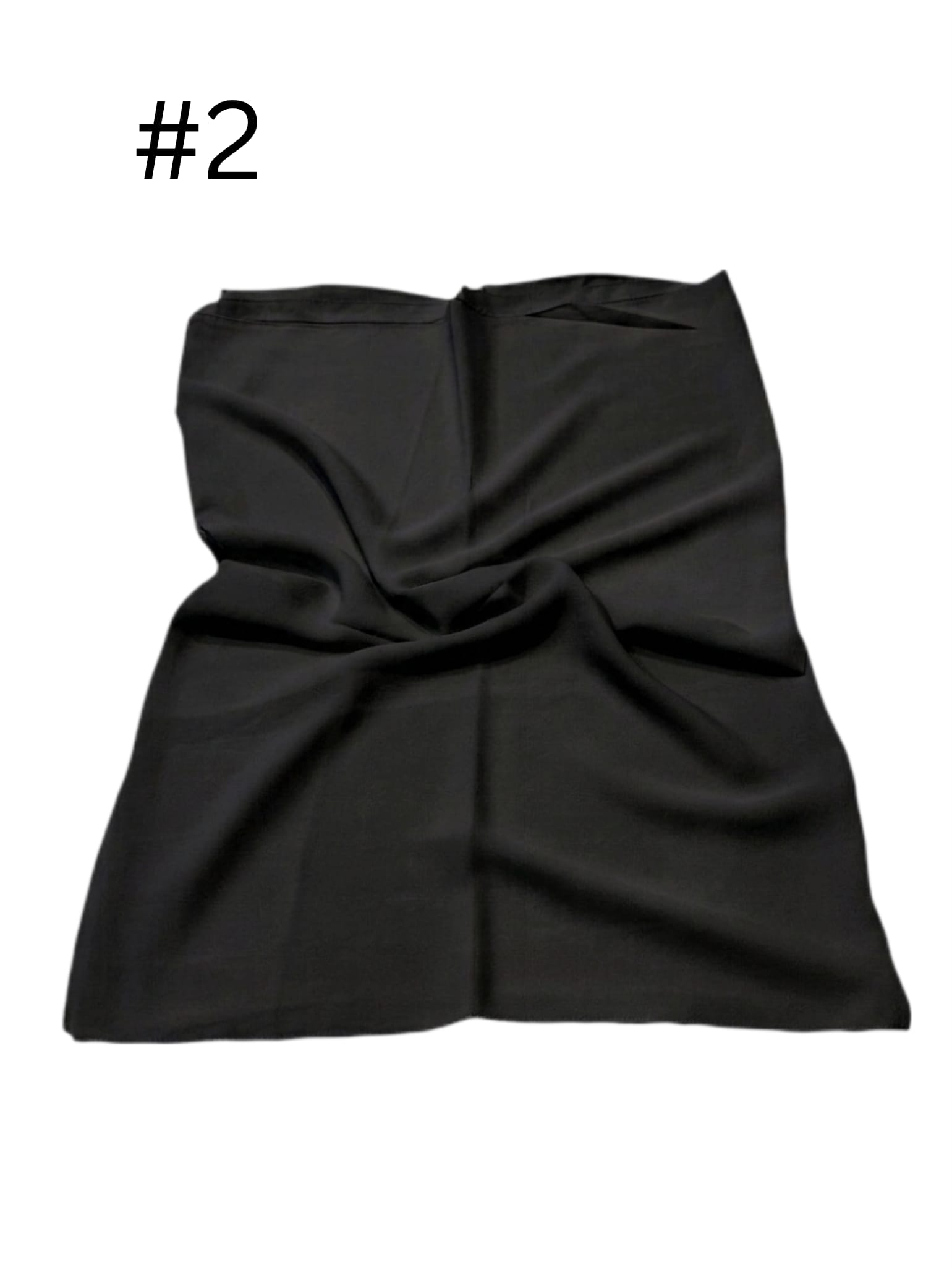 Shawl Chiffon Stretch ( Black #2)
