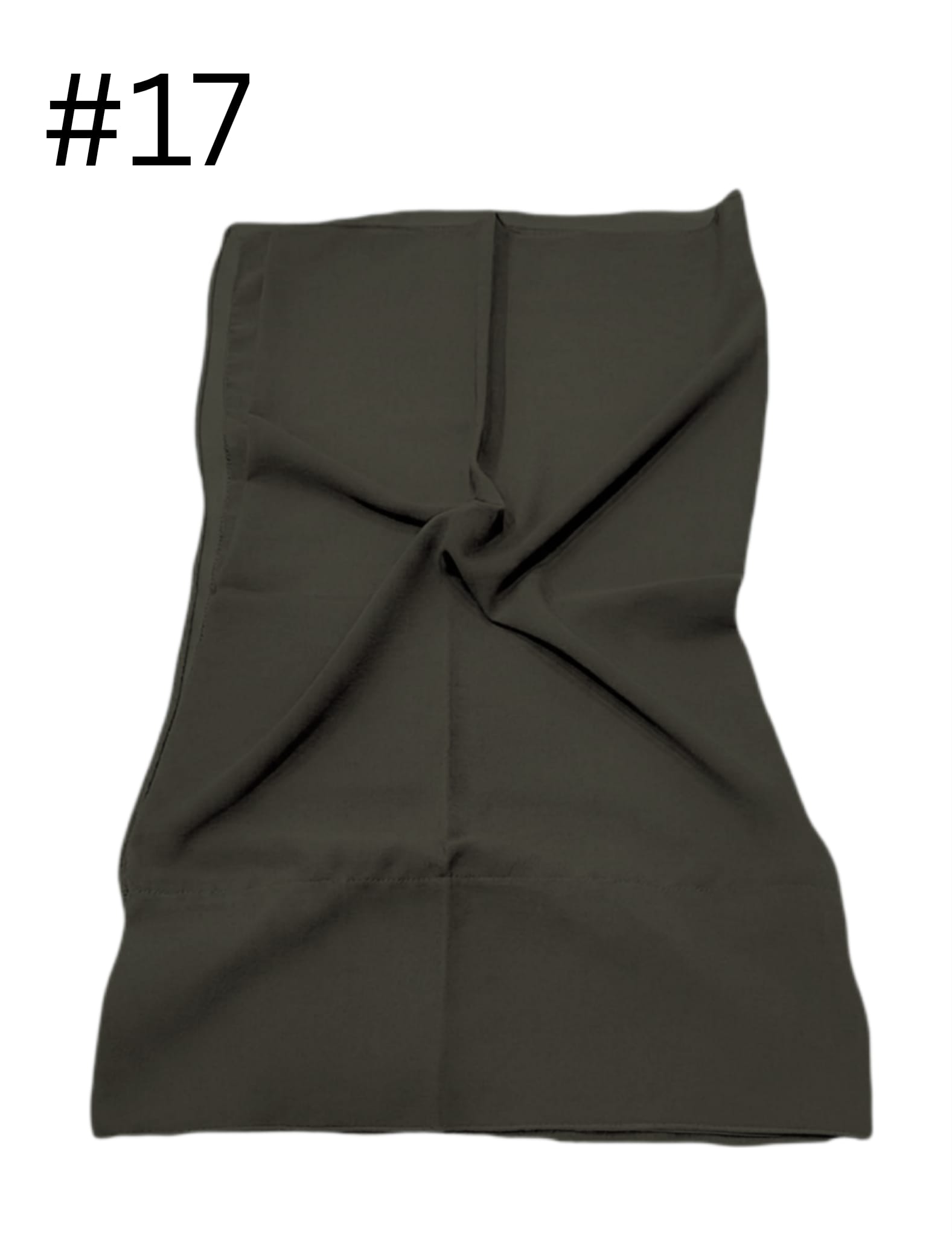 Batana kamil Chiffon Emarati (Olive Grey 17)