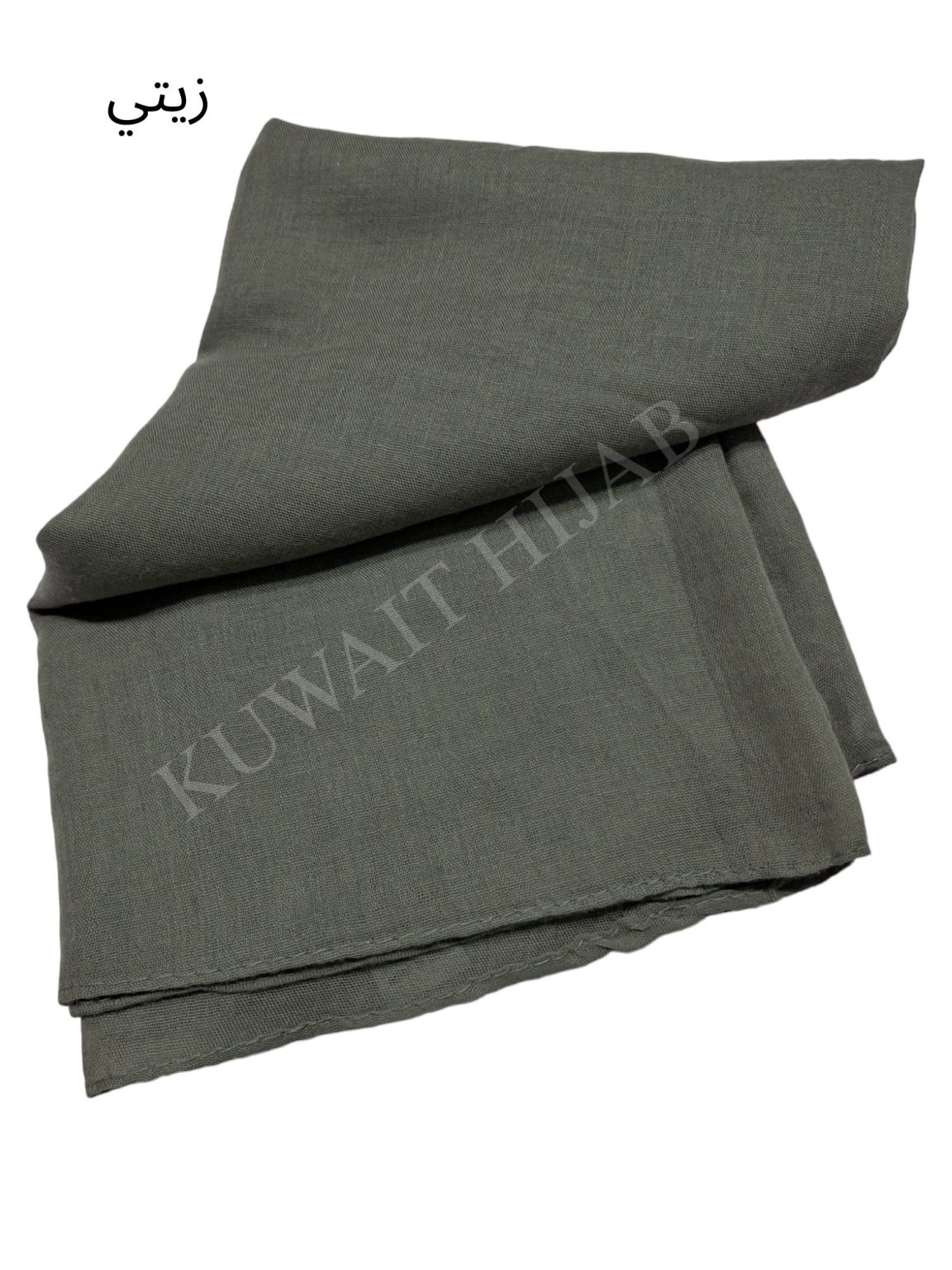 Light weight shawl with jafsa (Olive)